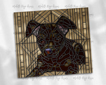 Load image into Gallery viewer, Chiweenie Brown Dog Stained Glass