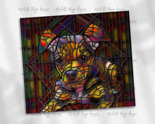 Load image into Gallery viewer, Chiweenie Multicolored Dog Stained Glass