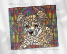 Load image into Gallery viewer, Chiweenie Fawn Dog Stained Glass