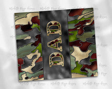 Load image into Gallery viewer, Stained Glass Camo with Black Line Dad