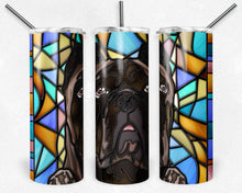 Load image into Gallery viewer, Cane Corso Brindle Dog Stained Glass