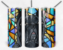 Load image into Gallery viewer, Cane Corso Gray Dog Stained Glass