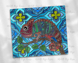 Chameleon Stained Glass
