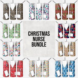 Christmas Nurse, Medical, Scrubs Bundle 2 - 10 Different Colors