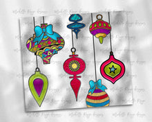 Load image into Gallery viewer, Christmas Ornaments Stained Glass