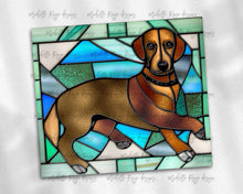 Load image into Gallery viewer, Dachshund Stained Glass