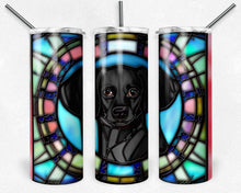 Load image into Gallery viewer, Dachshund Black Dog Stained Glass