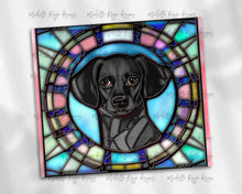 Load image into Gallery viewer, Dachshund Black Dog Stained Glass