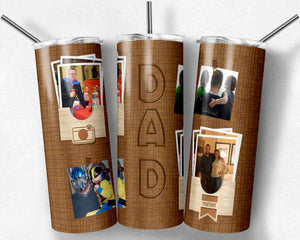 Wooden Dad with Picture Frames
