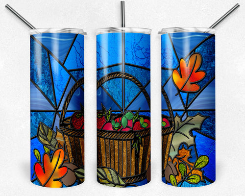 Fall Apple Stained Glass