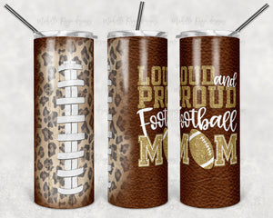 Leopard Football Mom Loud and Proud