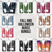 Load image into Gallery viewer, Fall and Halloween Nurse, Medical, Scrubs Bundle 2 - 13 Different Colors