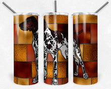 Load image into Gallery viewer, German Shorthaired Pointer Dog Stained Glass