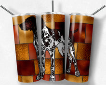 Load image into Gallery viewer, German Shorthaired Pointer Dog Stained Glass