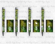 Load image into Gallery viewer, 2023 Graduation Green and Yellow Pen Wraps Set 2