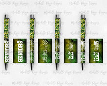 Load image into Gallery viewer, 2023 Graduation Green and Yellow Pen Wraps Set 4