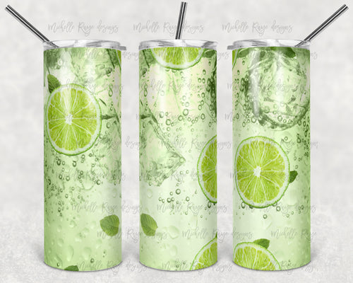 Iced Mojito Lime Mint Drink