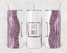 Load image into Gallery viewer, Mama Mini Violet Set  - Kids Flip Cup, 15oz Skinny Tumbler, 20 Oz Skinny Tumbler Design