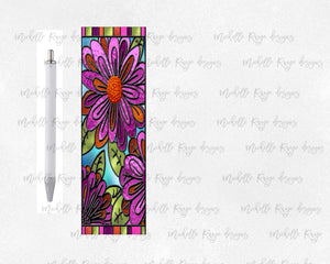 Moms Flowers Design Pen Wrap