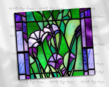 Load image into Gallery viewer, Morning Glory Stained Glass