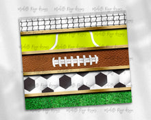 Load image into Gallery viewer, Tennis, Football, and Soccer Sports Stripes