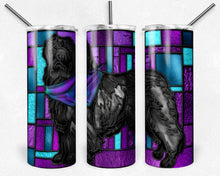 Load image into Gallery viewer, Newfoundland Dog Stained Glass