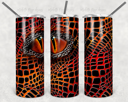 Orange and Black Dragon