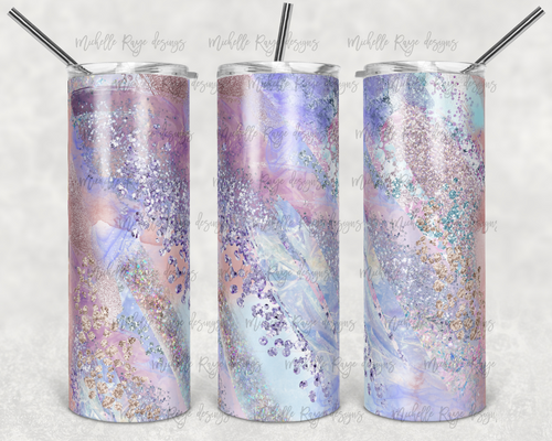 Pastel Rose Glitter Milky Way