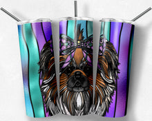 Load image into Gallery viewer, Pekinese Dog Stained Glass