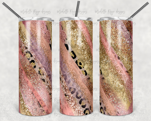 Rose Gold and Leopard Print Milky Way