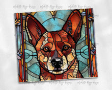 Load image into Gallery viewer, Red Heeler  Dog Stained Glass