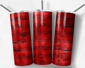 Red and Black Sheet Music
