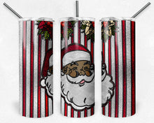 Load image into Gallery viewer, African American Santa Claus Stained Glass