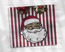 Load image into Gallery viewer, African American Santa Claus Stained Glass