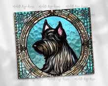 Load image into Gallery viewer, Scottish Terrier Dog Stained Glass