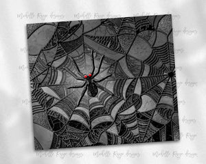 Spider Web Stained Glass