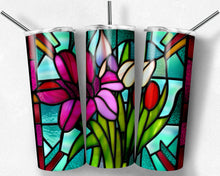 Load image into Gallery viewer, Spring Flowers Stained Glass