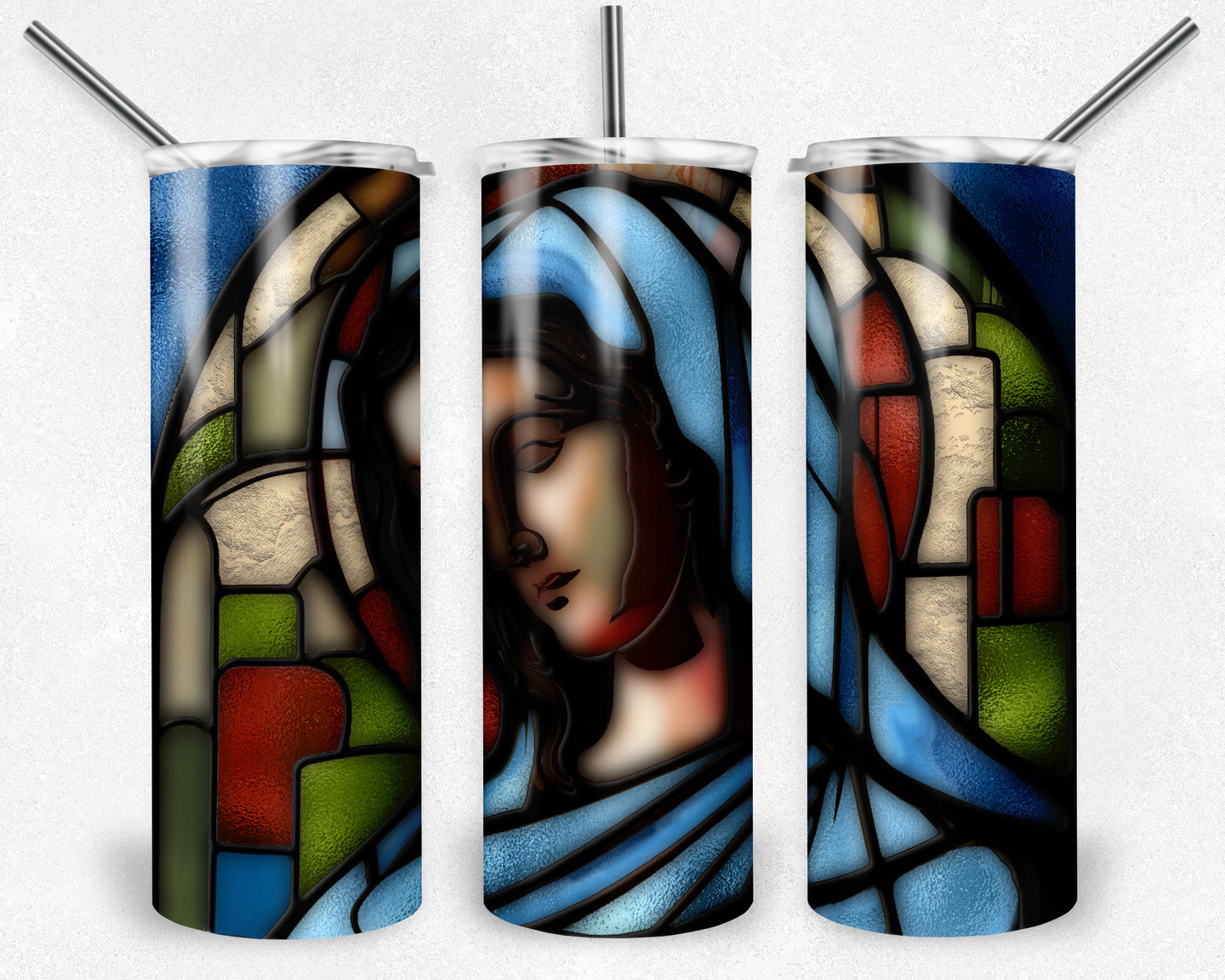 Mary Magdalene Stained Glass Design