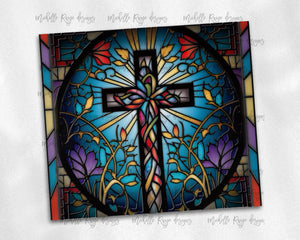 Cross Stained Glass Design