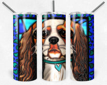 Load image into Gallery viewer, King Charles Cavalier Spaniel Dog Stained Glass