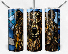Load image into Gallery viewer, Animal Stained glass  bundle - Fox Bear Tiger