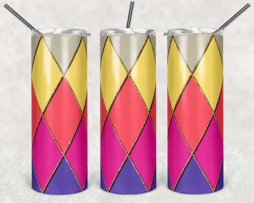 Tan Yellow Coral Pink Purple Gold Diamond Argyle