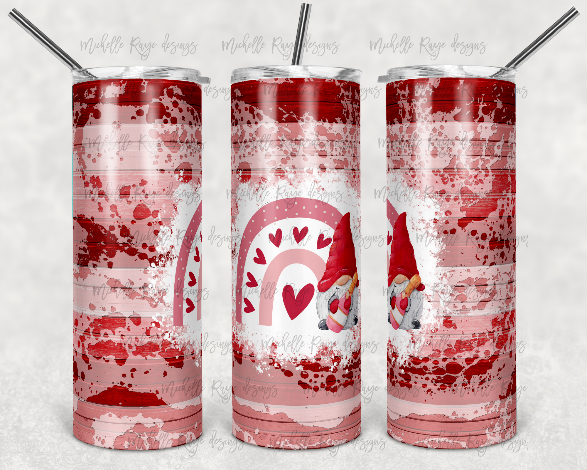 Valentines Day Peekaboo  Sublimation Tumbler Design Bundle