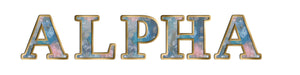 Abstract Wood Floral Alphabet PNG Overlays- alpha's only