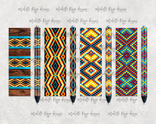 Native American Epoxy Pen Wraps 1