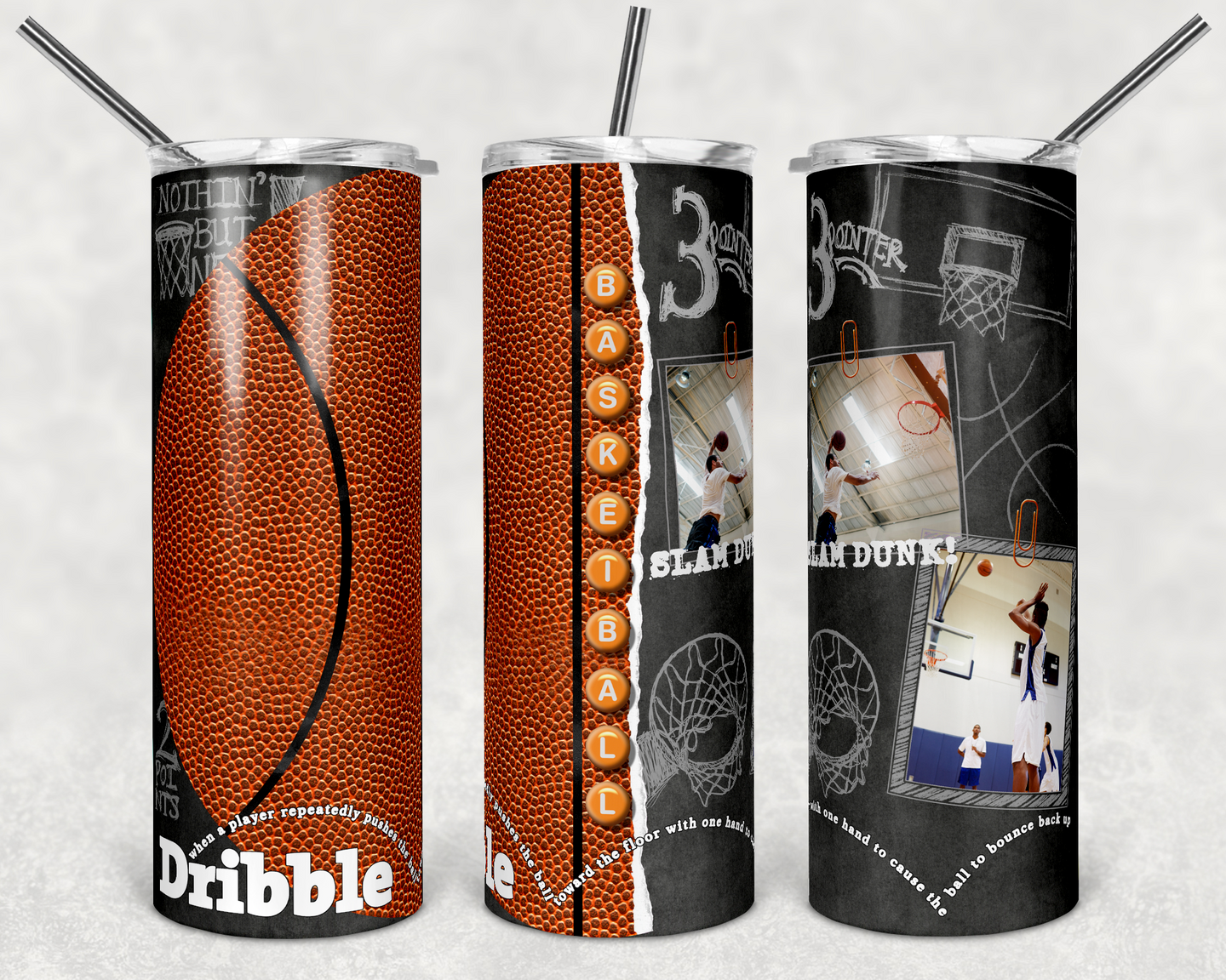 Basketball Chalk Board Picture Frames