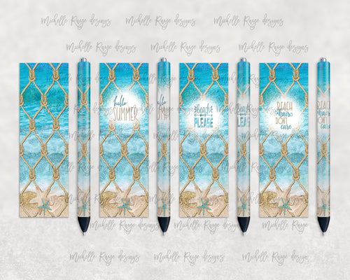 Beach Net Pen Wrap Set