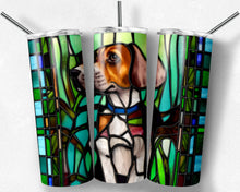 Load image into Gallery viewer, Beagle Stained Glass