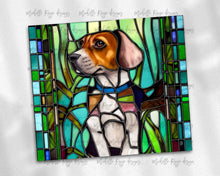 Load image into Gallery viewer, Beagle Stained Glass