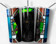Load image into Gallery viewer, Black Lab Dog Stained Glass